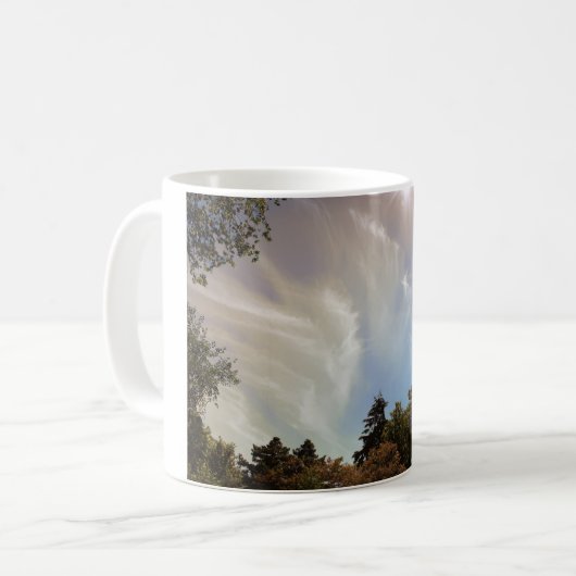 Himmel über Seattle Zoo Kaffeetasse (Vorderseite Links)