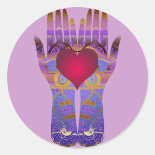 Himmel übergibt Aufkleber