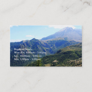 Himmel und Berglandschaftsbild professionell Visitenkarte
