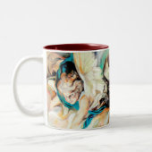 Himmel und Erde - feine Kunst-Tasse Zweifarbige Tasse (Links)