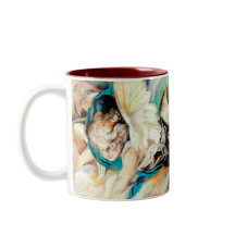Himmel und Erde - feine Kunst-Tasse