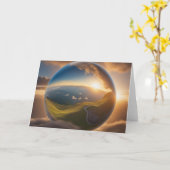 Himmel und Erde Karte (Gelbe Blume)