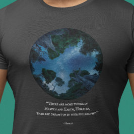 Himmel und Erde - Shakespeare Night Sky T-Shirt