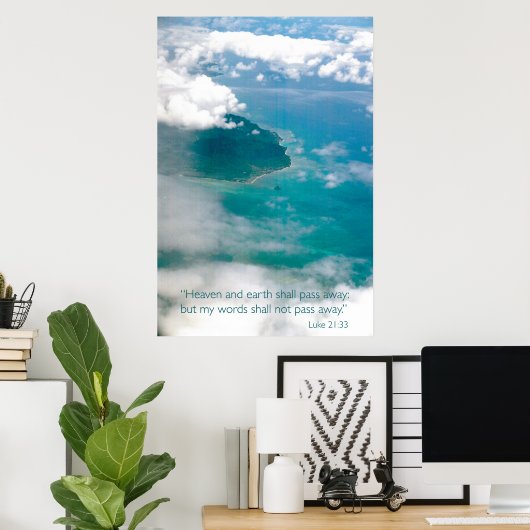 Himmel und Erde werden vergehen - B Poster (Heimbüro)