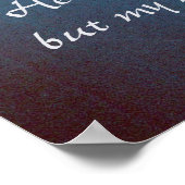 Himmel und Erde werden vergehen Poster (Ecke)