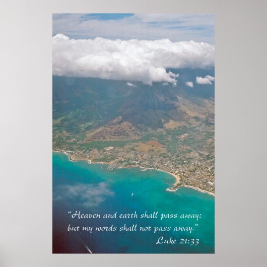 Himmel und Erde werden vergehen Poster (Vorne)