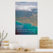 Himmel und Erde werden vergehen Poster (Küche)