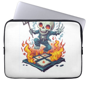 Himmel und Hölle aus der Hölle � Lustiger Dämonens Laptopschutzhülle