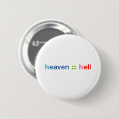 Himmel und Hölle Button (Vorne & Hinten)