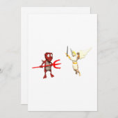 Himmel und Hölle Einladung (Vorne/Hinten)