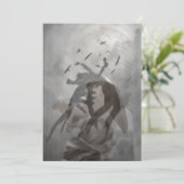 Himmel und Hölle Einladung (Stehend Vorderseite)