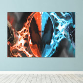 Himmel und Hölle Leinwanddruck (Insitu (Holzboden))