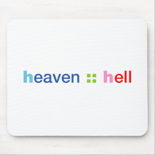 Himmel und Hölle Mousepad