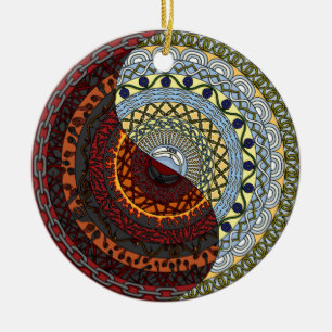 Himmel-und-Hölle-Ornament Keramik Ornament