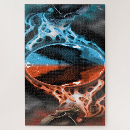 Himmel und Hölle Puzzle (Vertikal)