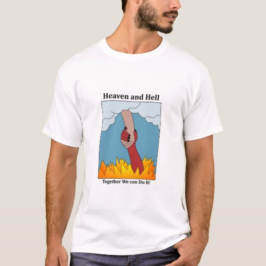 HIMMEL UND HÖLLE T-Shirt (Vorderseite)