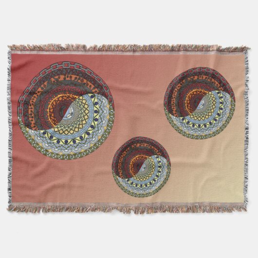 Himmel und Hölle wirbeln Blanket Decke (Vorderseite)
