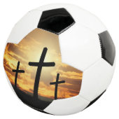 Himmel und Kreuze Fußball (Dreiviertel)