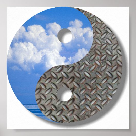 Himmel und Metall Poster (Vorne)