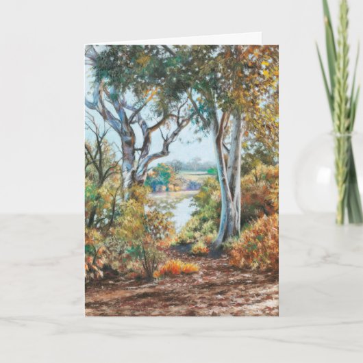 "Himmel und Natur" - Dankeskarte (Vorderseite)