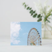 Himmel und Riesenrad-Postkarte Postkarte (Stehend Vorderseite)