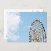 Himmel und Riesenrad-Postkarte Postkarte (Vorne/Hinten)