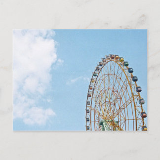 Himmel und Riesenrad-Postkarte Postkarte