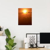 Himmel und Sonne Poster (Heimbüro)