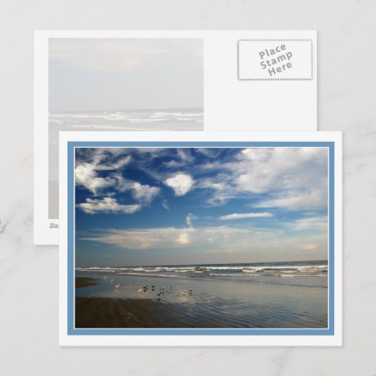 Himmel und Surf Postkarte (Vorne/Hinten)