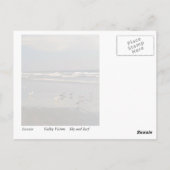 Himmel und Surf Postkarte (Rückseite)