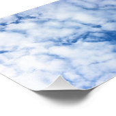 Himmel und Wolken Fotodruck (Ecke)