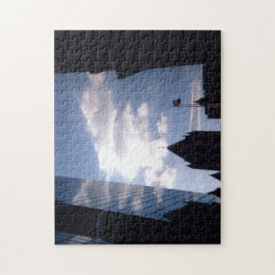 Himmel und Wolken in der Stadt Puzzle