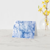 Himmel und Wolken Karte (Gelbe Blume)