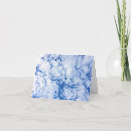 Himmel und Wolken Karte (Vorderseite)