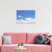 Himmel und Wolken Leinwanddruck (Insitu (Wohnzimmer))