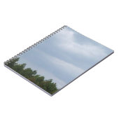 Himmel und Wolken Notizblock (Linke Seite)