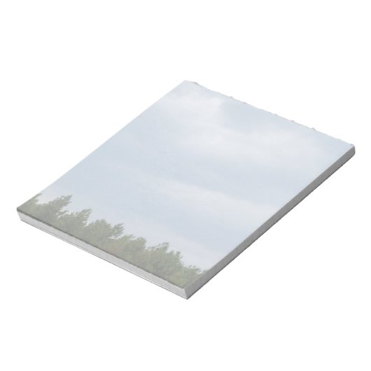 Himmel und Wolken Notizblock (Rotiert)