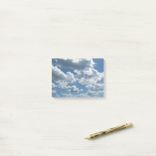 Himmel und Wolken Post-it Klebezettel (Auf Schreibtisch)