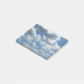 Himmel und Wolken Post-it Klebezettel (angewinkelt)