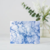 Himmel und Wolken Postkarte (Stehend Vorderseite)