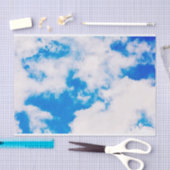 Himmel und WolkengrußkartenSeidenpapier Seidenpapier (Handwerk)