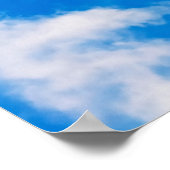 Himmel- und Wolkenposter Poster (Ecke)