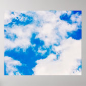 Himmel- und Wolkenposter Poster (Vorne)