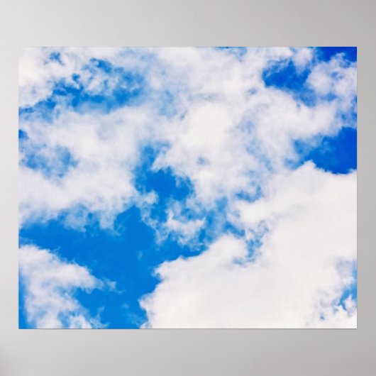 Himmel- und Wolkenposter Poster (Vorne)