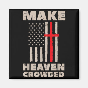 Himmel uns Flagge Patriotisch Christlich Religiös Magnet