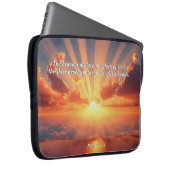 Himmel verkünden den Ruhm: Gott & Schöpfung Verse Laptopschutzhülle (Vorne Rechts)
