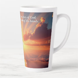 Himmel verkünden den Ruhm: Gott & Schöpfung Verse Milchtasse