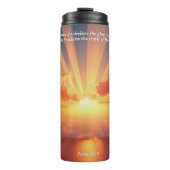 Himmel verkünden den Ruhm: Gott & Schöpfung Verse Thermosbecher (Vorderseite)