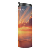 Himmel verkünden den Ruhm: Gott & Schöpfung Verse Thermosbecher (Nach rechts gedreht)