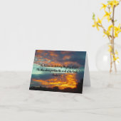 Himmel verkünden Ruhm Gottes~Schrift Karte (Gelbe Blume)